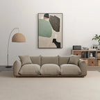 Divano lussuoso Mid-Century Modern in Boucle/Velluto
