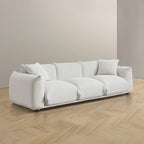 Divano lussuoso Mid-Century Modern in Boucle/Velluto