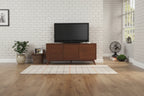 Alpine Furniture Home Decorative Flynn Large TV Console - Walnut - 64Wx19Dx27H